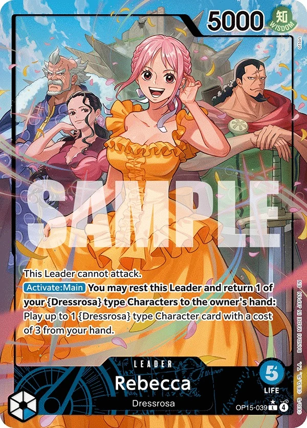 Carte One Piece anglaise Rebecca OP15-039 L
