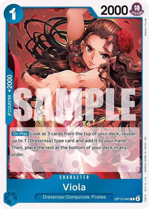 Carte One Piece anglaise OP15-040 Viola