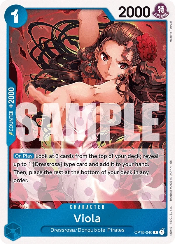 Carte One Piece anglaise Viola OP15-040 R
