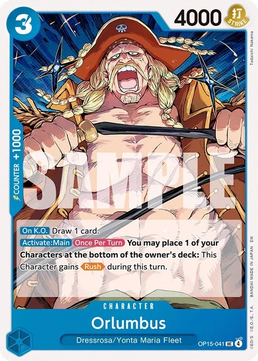 Carte One Piece anglaise OP15-041 Orlumbus