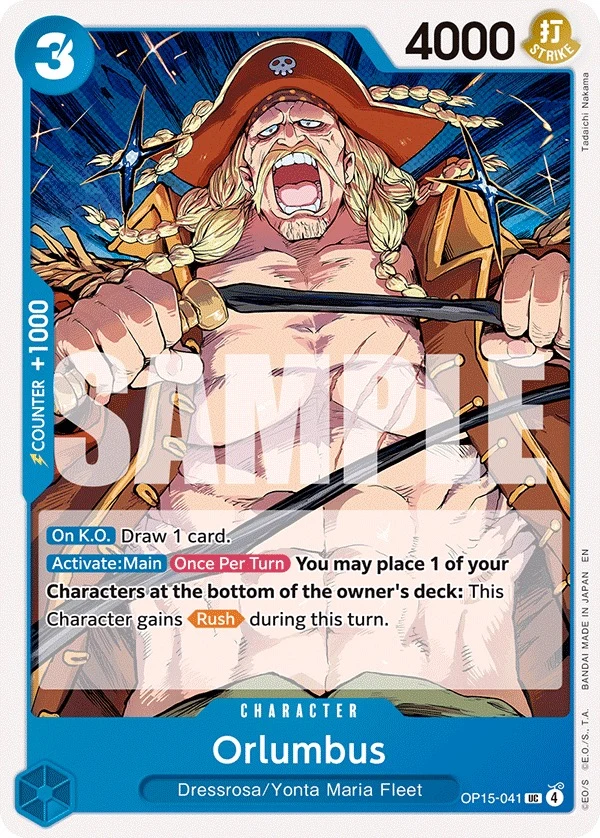Carte One Piece anglaise Orlumbus OP15-041 UC