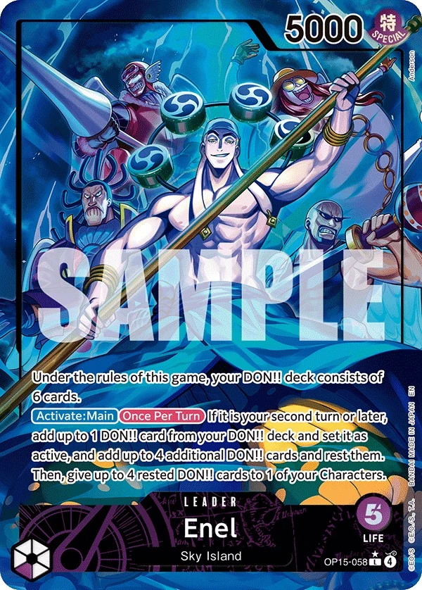 Carte One Piece anglaise Enel OP15-058 L