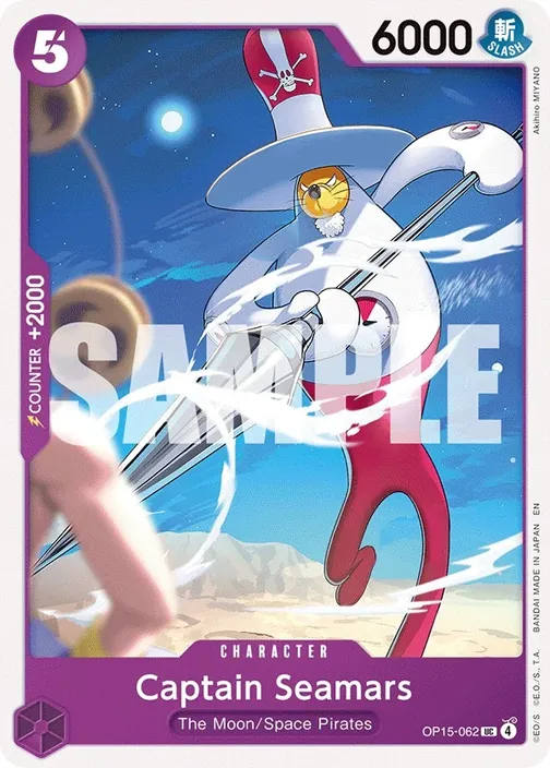 Carte One Piece anglaise OP15-062 Captain Seamars