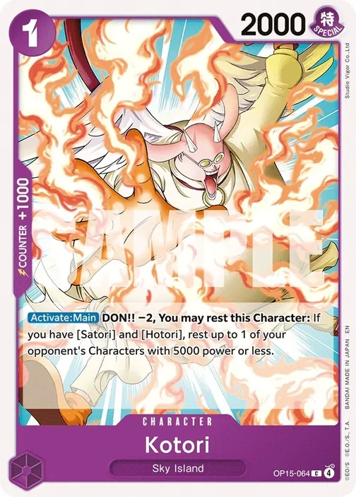 Carte One Piece anglaise OP15-064 Kotori