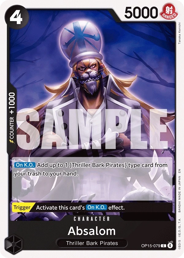 Carte One Piece anglaise Absalom OP15-079 C