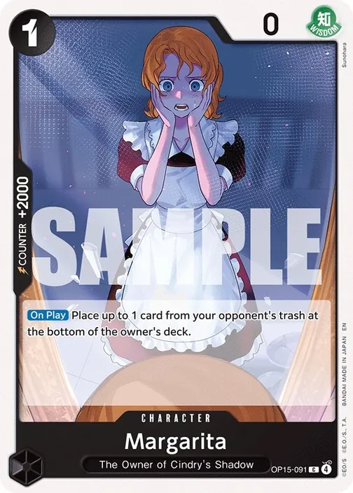 Carte One Piece anglaise OP15-091 Margarita
