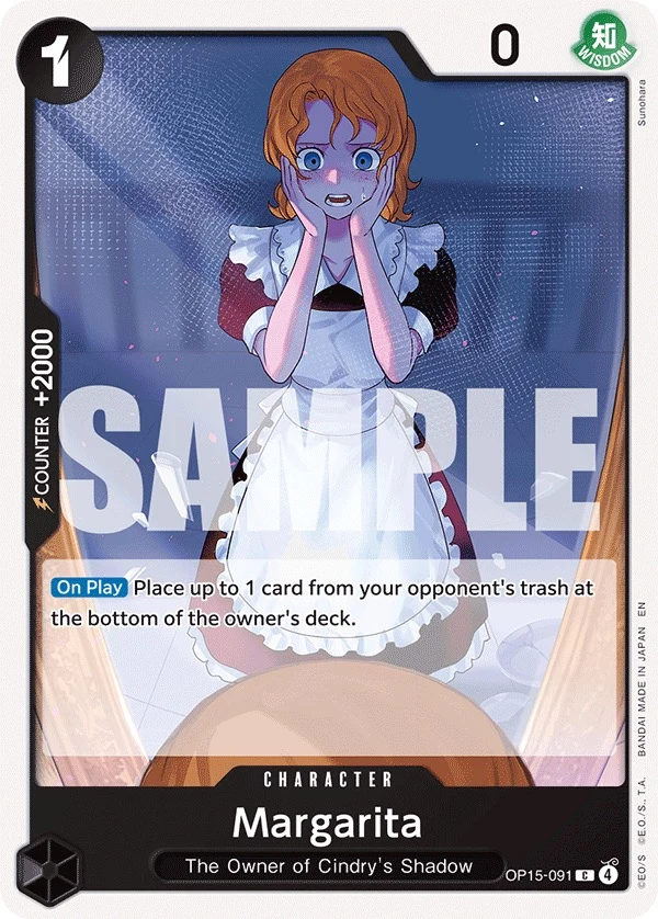 Carte One Piece anglaise Margarita OP15-091 C