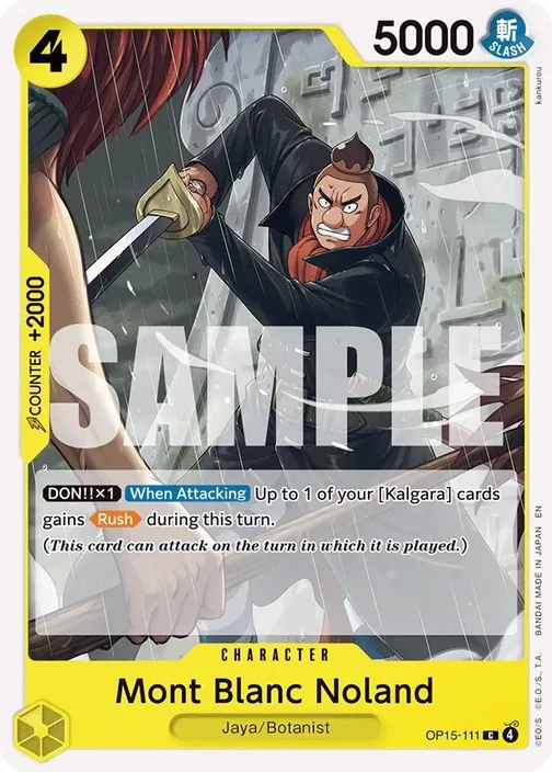 Carte One Piece anglaise OP15-111 Mont Blanc Noland