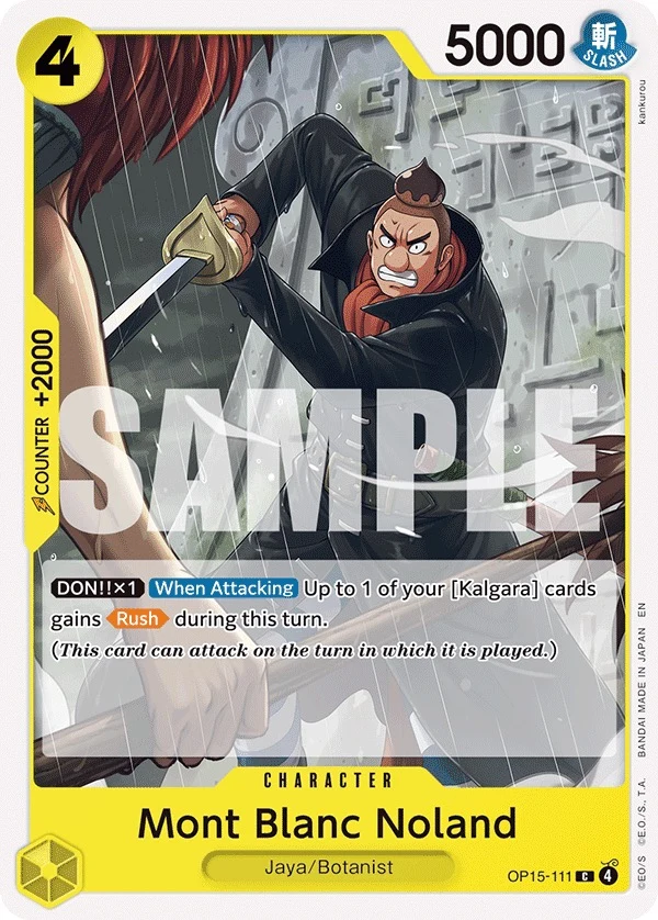 Carte One Piece anglaise Mont Blanc Noland OP15-111 C