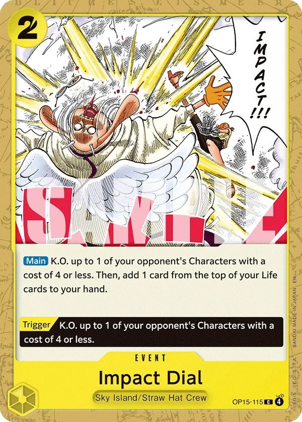 Carte One Piece anglaise Impact Dial OP15-115 C