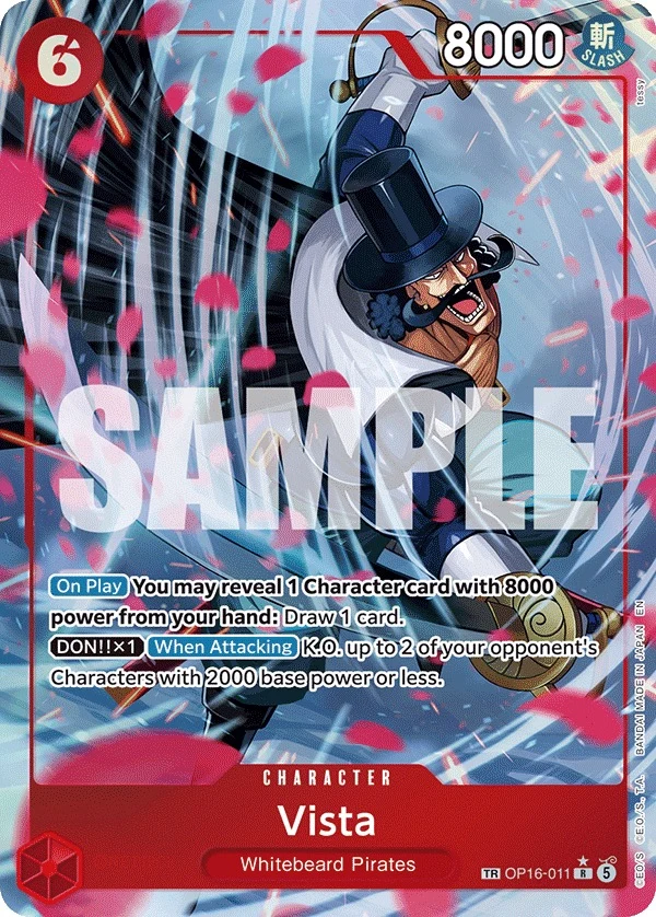 Carte One Piece anglaise Vista OP16-011 TR