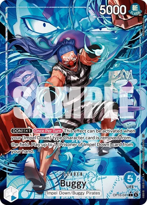 Carte One Piece anglaise OP16-041 Buggy (version 2)