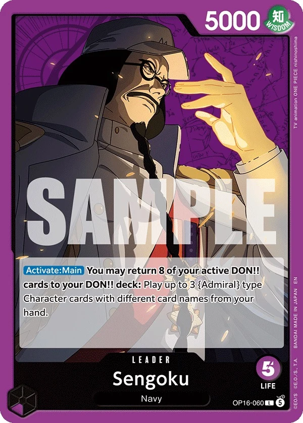 Carte One Piece anglaise Sengoku OP16-060 L