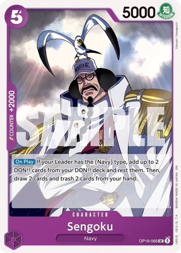Carte One Piece anglaise Sengoku OP16-066 UC