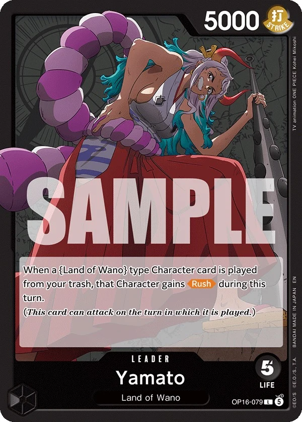 Carte One Piece anglaise Yamato OP16-079 L