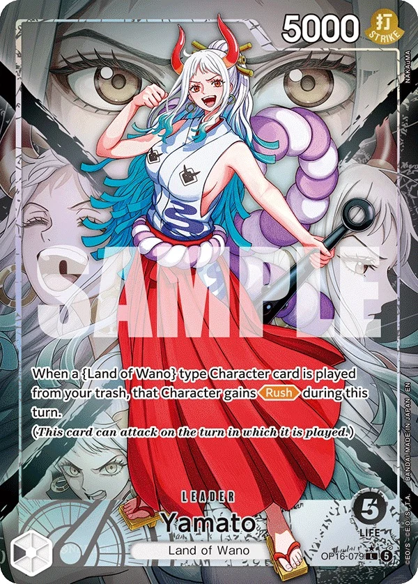 Carte One Piece anglaise Yamato OP16-079 L