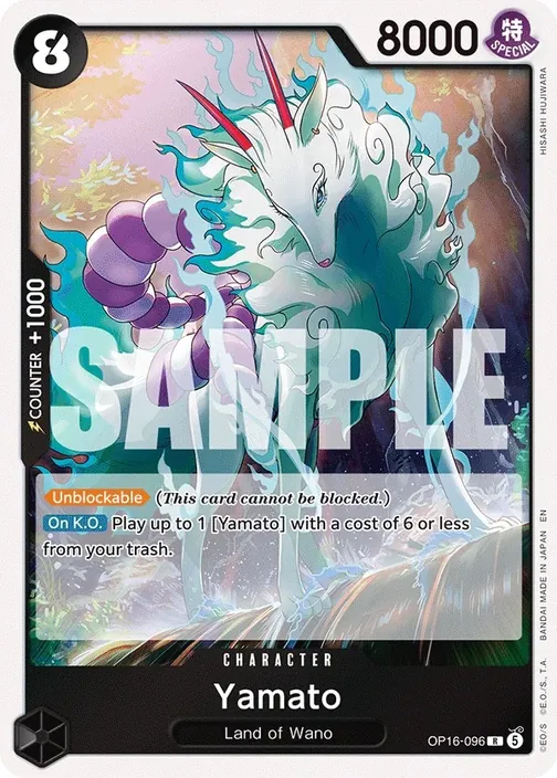 Carte One Piece anglaise OP16-096 Yamato