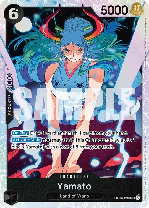 Carte One Piece anglaise OP16-098 Yamato