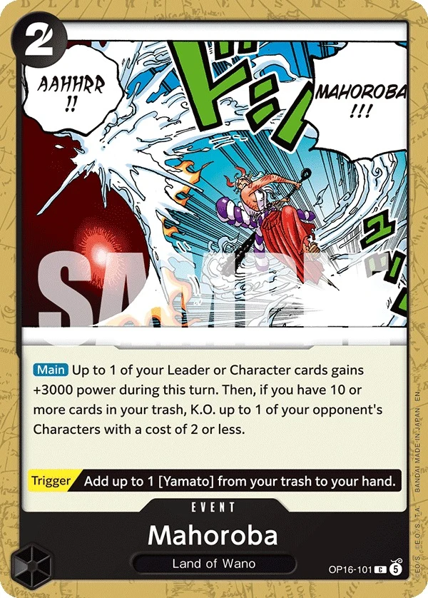Carte One Piece anglaise Mahoroba OP16-101 C