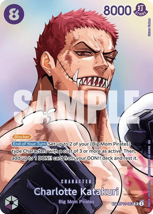 Carte One Piece anglaise OP11-067 Charlotte Katakuri