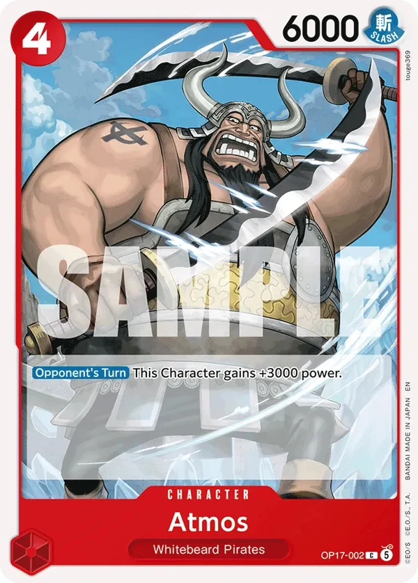 Carte One Piece anglaise Atmos OP17-002 C