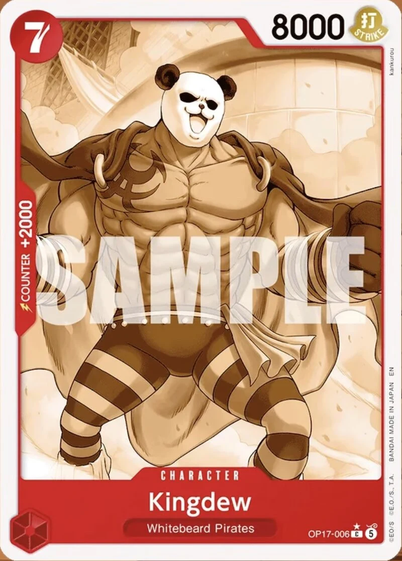 Carte One Piece anglaise Kingdew OP17-006 C