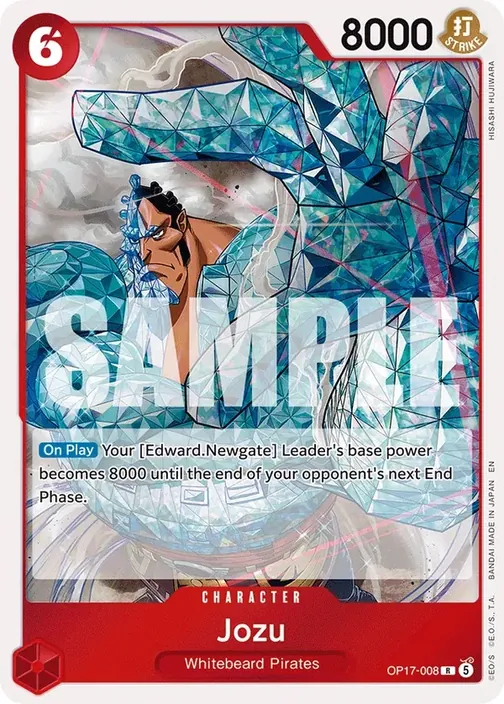Carte One Piece anglaise OP17-008 Jozu