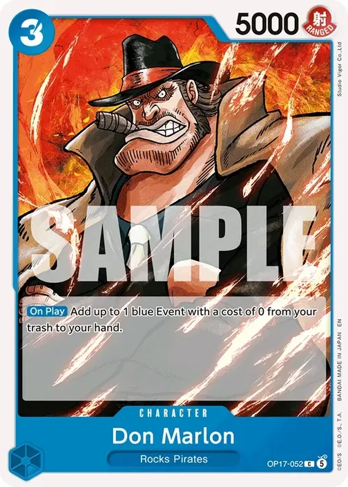 Carte One Piece anglaise OP17-052 Don Marlon