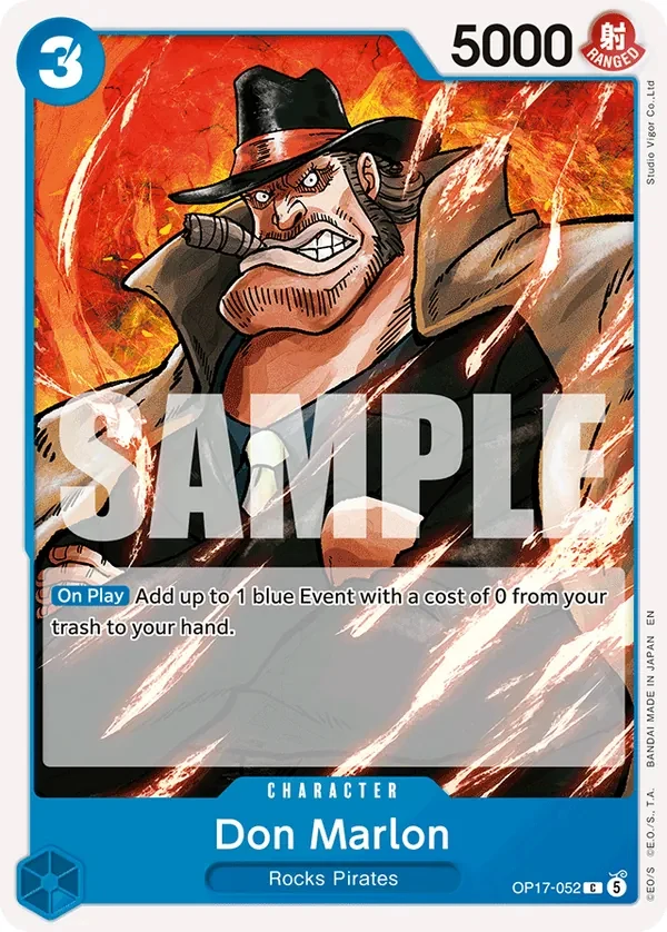 Carte One Piece anglaise Don Marlon OP17-052 C