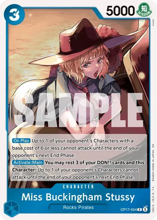 Carte One Piece anglaise OP17-054 Miss Buckingham Stussy
