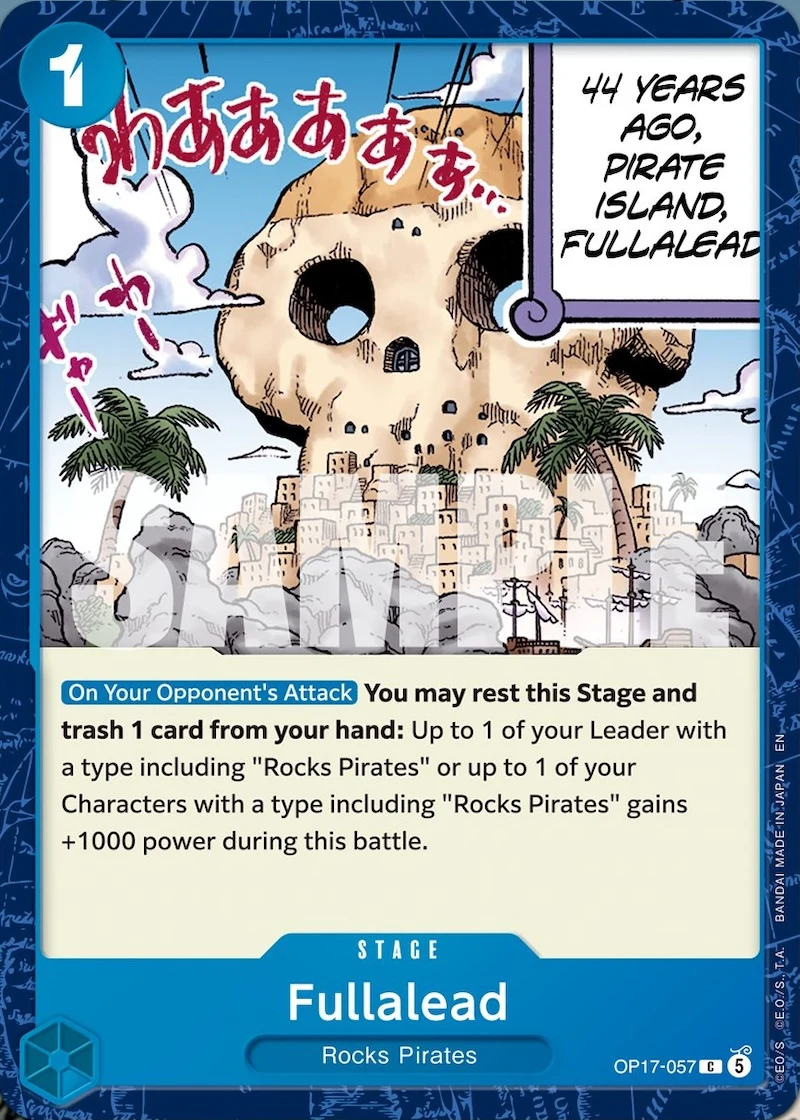 Carte One Piece anglaise Fullalead OP17-057 C