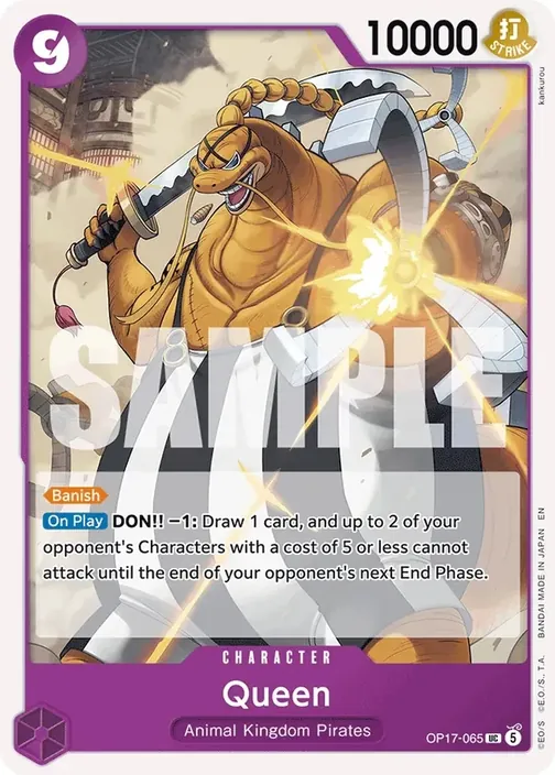 Carte One Piece anglaise OP17-065 Queen