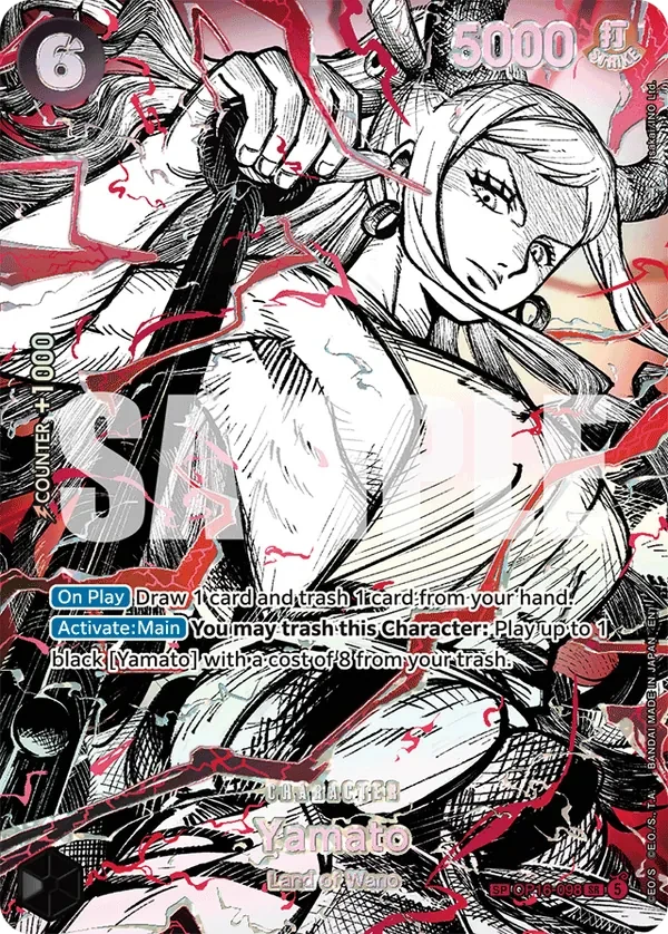 Carte One Piece anglaise Yamato OP16-098 SP