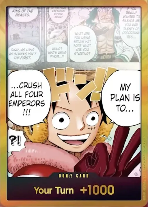 Carte One Piece anglaise DON!! Card (version 5)