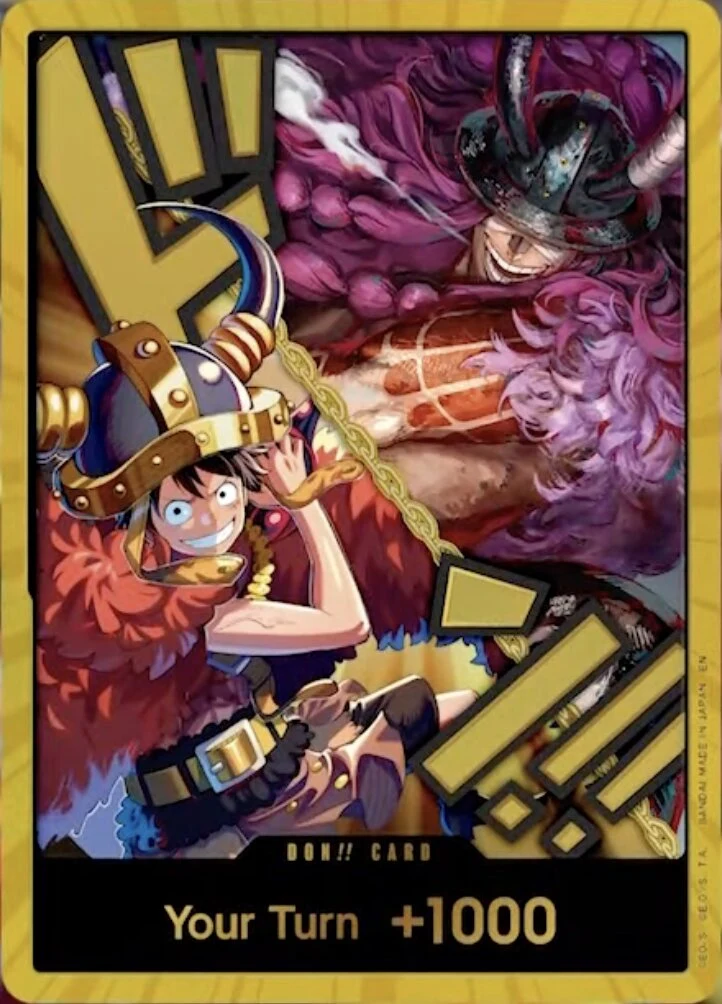 Carte One Piece anglaise DON!! Card