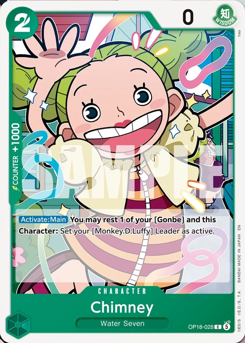Carte One Piece anglaise Chimney OP18-028 C