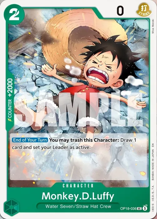 Monkey.D.Luffy OP18-036