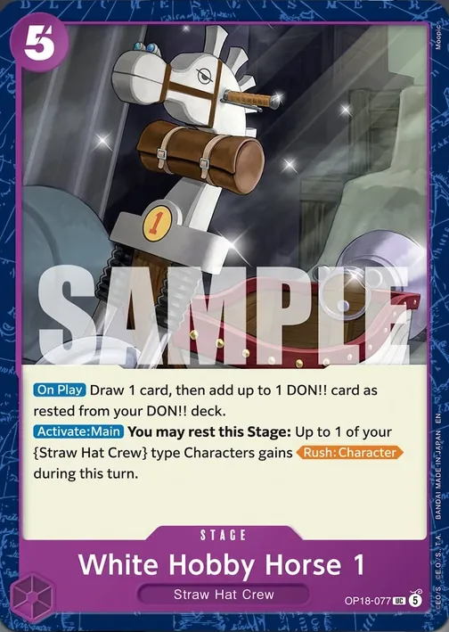 White Hobby Horse 1 OP18-077