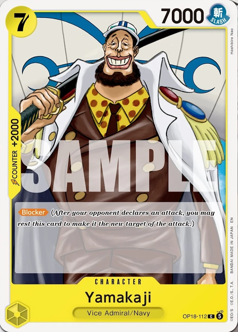 OP18-112 Yamakaji illustrée par Hashibiro Nao (édition anglaise)