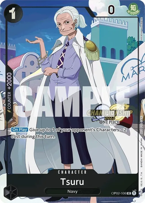 Carte One Piece anglaise OP02-106 Tsuru
