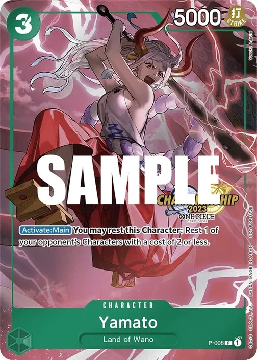 Carte One Piece anglaise P-008 Yamato