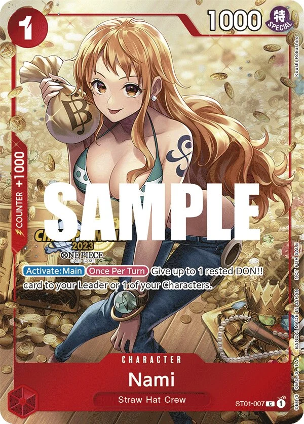 Carte One Piece anglaise Nami ST01-007 C