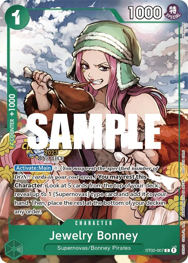 Carte One Piece anglaise Jewelry Bonney ST02-007 C
