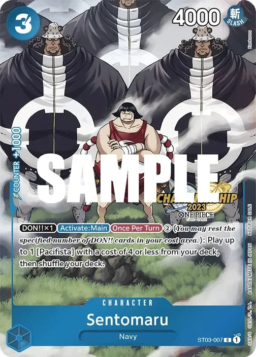 Carte One Piece anglaise ST03-007 Sentomaru