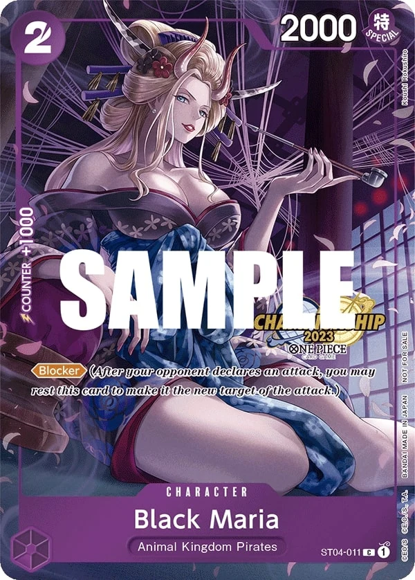 Carte One Piece anglaise Black Maria ST04-011 C