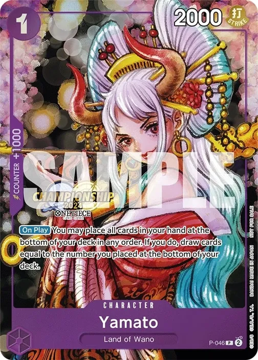 Carte One Piece anglaise P-046 Yamato