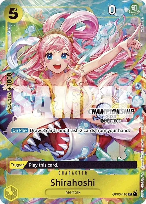 Carte One Piece anglaise OP03-116 Shirahoshi