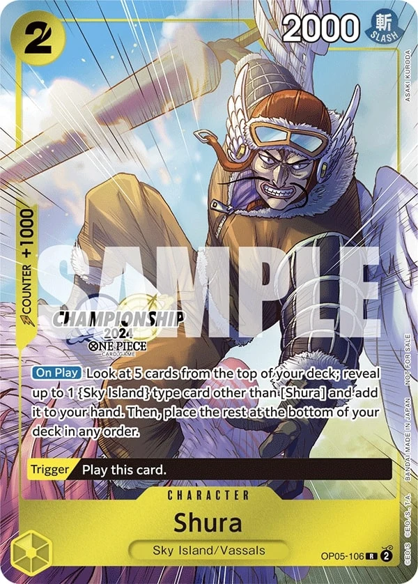 Carte One Piece anglaise Shura OP05-106 R
