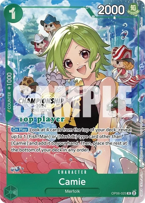 Carte One Piece anglaise OP06-025 Camie