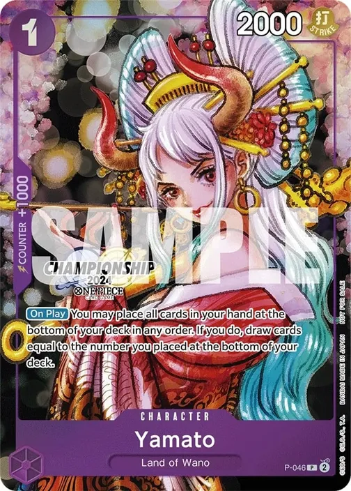 Carte One Piece anglaise P-046 Yamato (version 2)